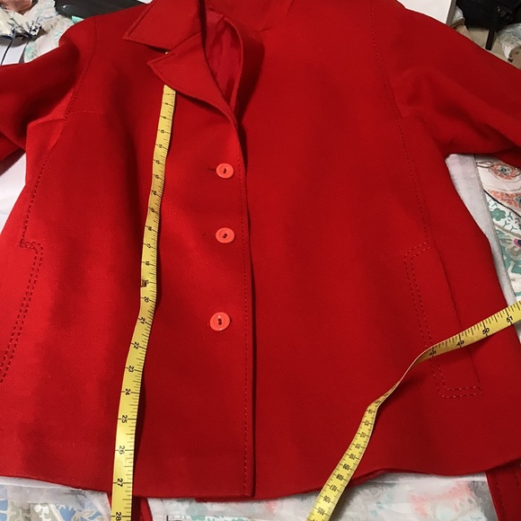 Vintage Red Adler Wool Jacket / Blazer - Picture 9 of 9